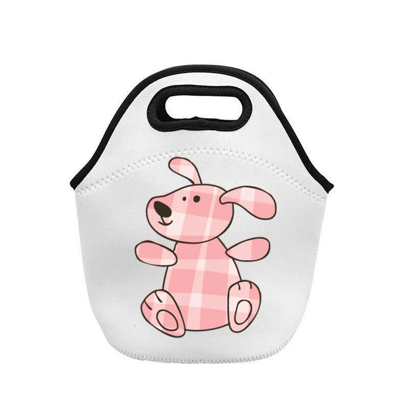 New Personalized Design Thermal Insulated Neoprene Sublimation Lunch Bag