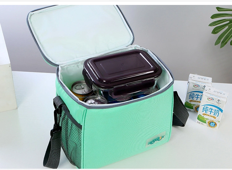 High Quality Portable Wholesale Insulated Dual Compartment Lunch Cooler Bag