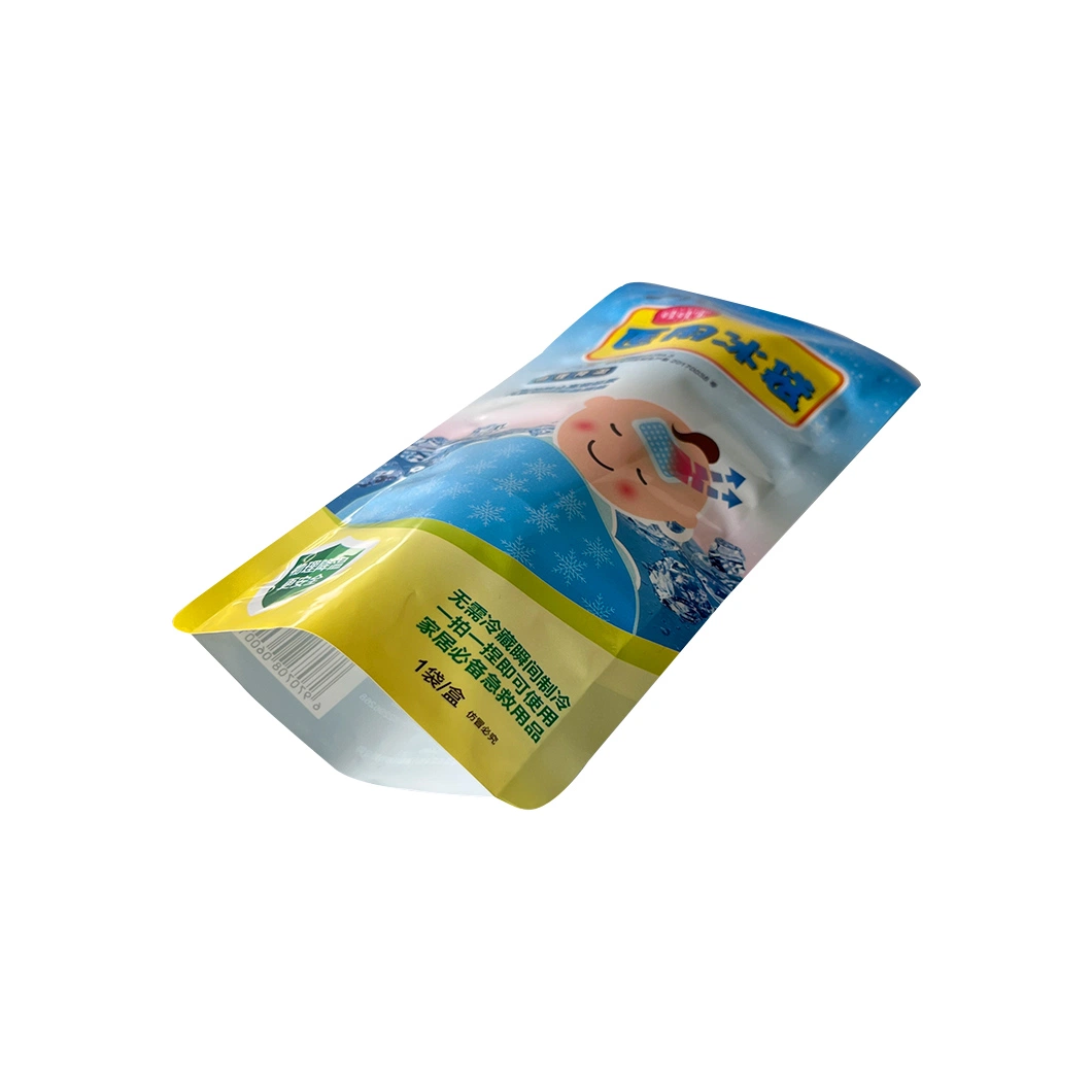 Custom Printing Medical Ice Pack Children&prime;s Fever Reducing Patch Packaging Bag