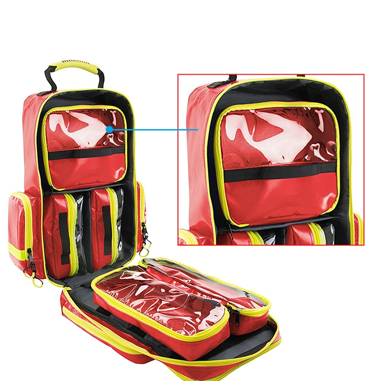 Nighttime Reflective Tape Paramedic Quick Aid EMS Backpack for First Responders