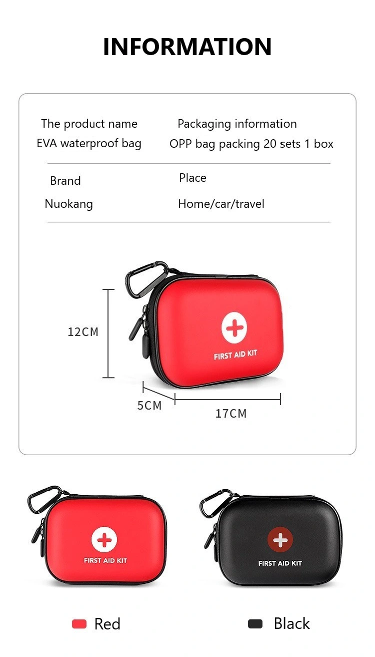 First Aid Kit -Trauma Med Kit, Emergency Medical Chest Seal Bleeding Control Kit, Pouch for Car Travel Camping Hunting Backpacking