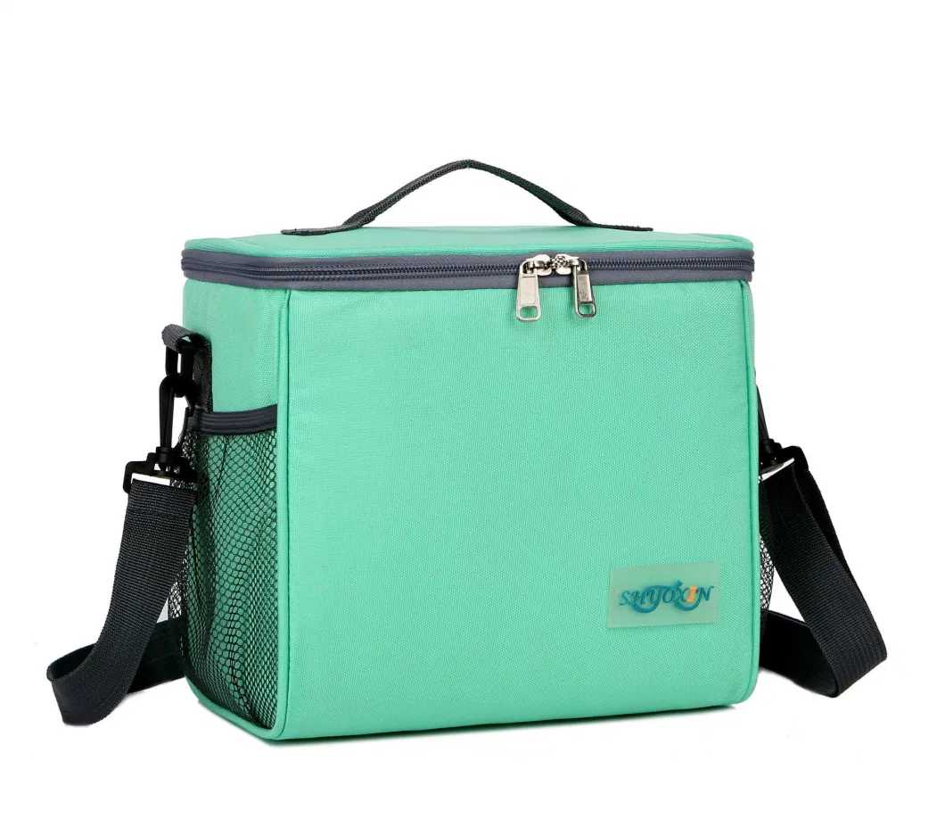 High Quality Portable Wholesale Insulated Dual Compartment Lunch Cooler Bag