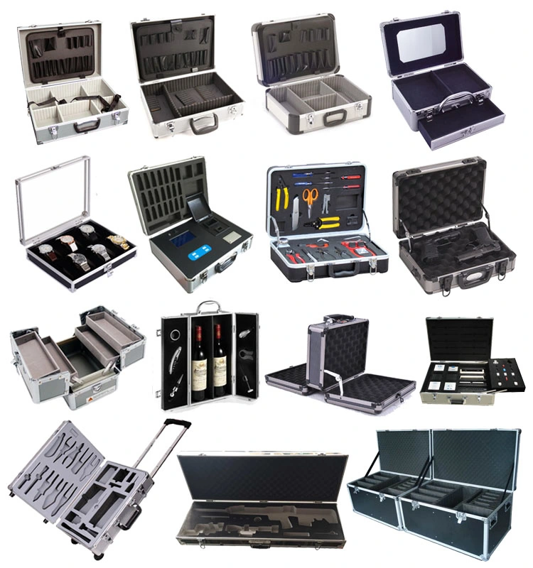 Durable Aluminum Tool Case with Hard EVA Foam Insert for Drilling Equipment