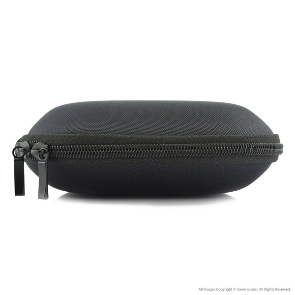 Popular Round Design with Colored Lining EVA Headphone Carry Bag Case (FRT2-351)