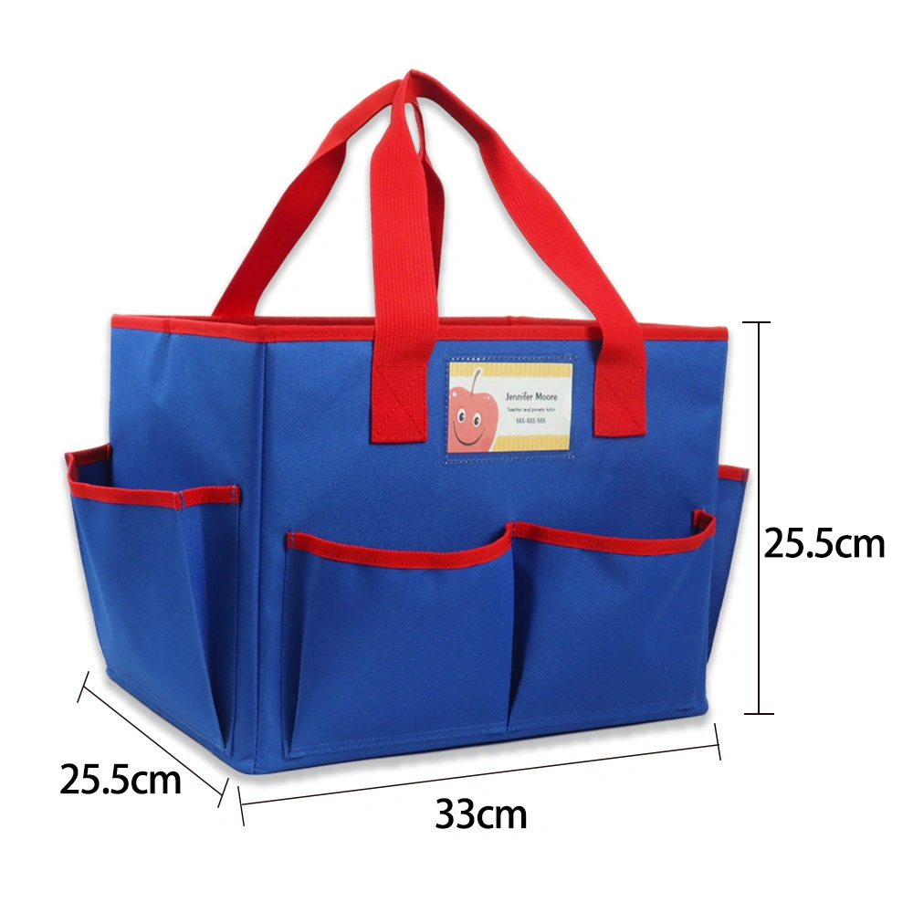 Customized Teacher File Classification Teaching Aids Portable Toy Folding Storage Bag