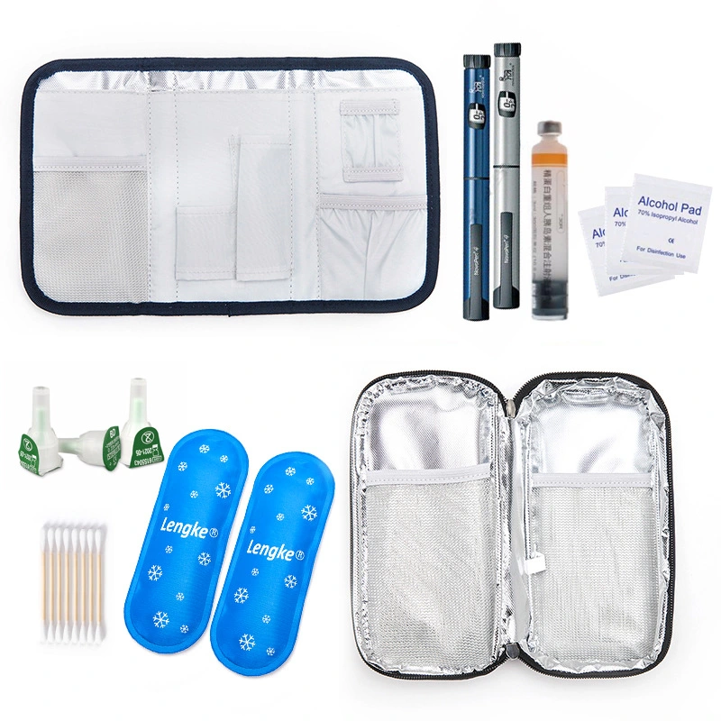 Customized Oxford Insulin External Refrigerated Medicine Thermal Insulation and Cold Pack Portable Waterproof Ice Pack Ice Pack