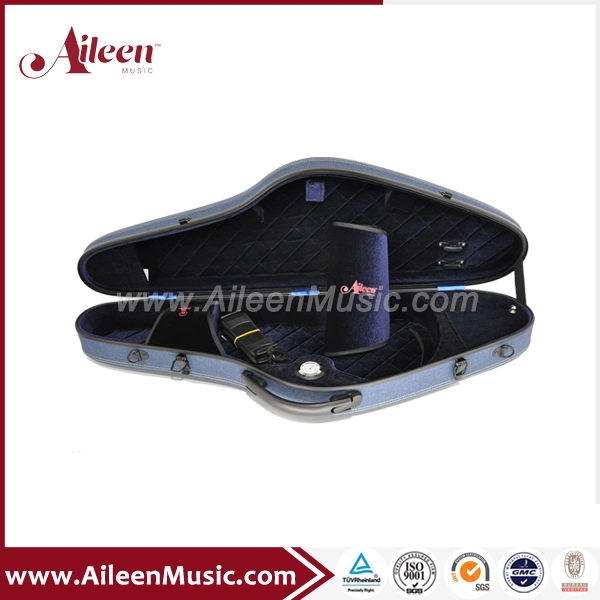 Aileen Reinforced Plastic Fiber Triangle Professional Violin Case (CSV-F28)