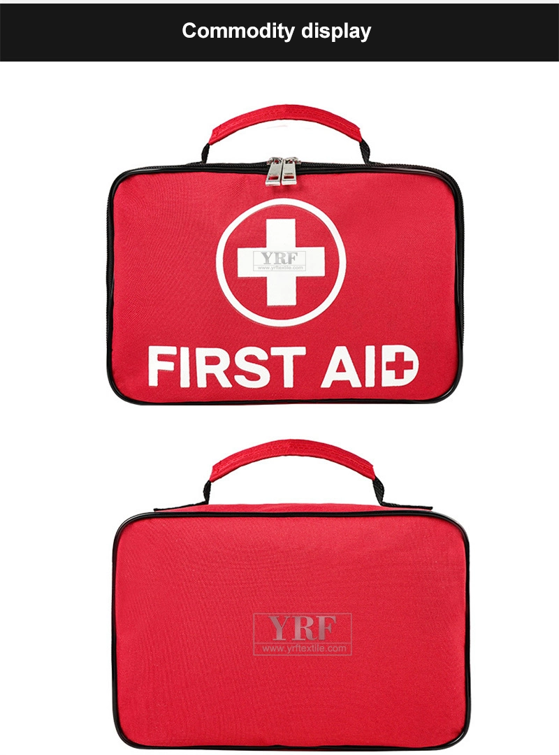 Medical First-Aid Red Bag Oxford Cloth First Aid Kit Waterproof Bags Pouch Ice Pack for Nurse Hospitals Clinics Sos Ambulance Bag