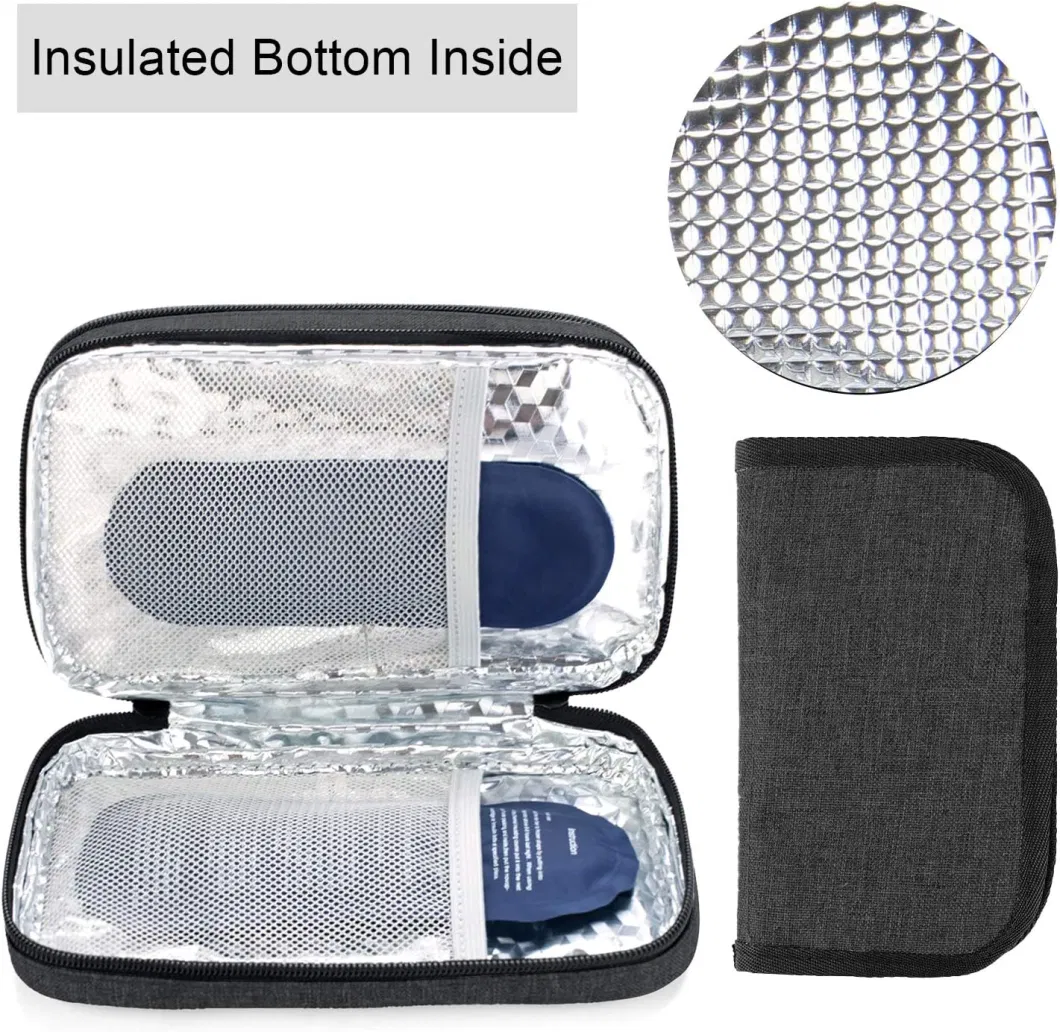 Portable Waterproof Medical Ice Pack Insulated Cooler Bag Case Medical Diabetic Insulin Cooler Travel Supplies Bag