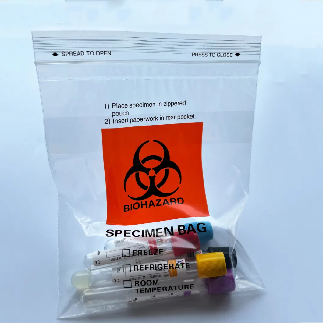 3walls Medical Specimen Transport Biohazard Packaging Bag