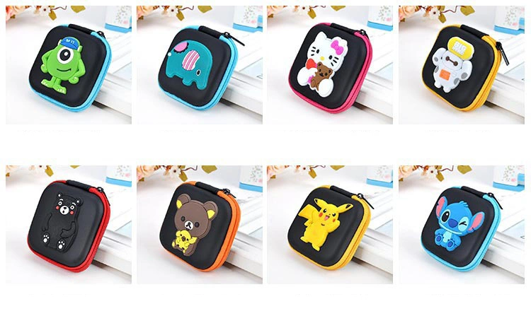 Fashion Cartoon Gift Earphone Bluetooth Coin Storage Case