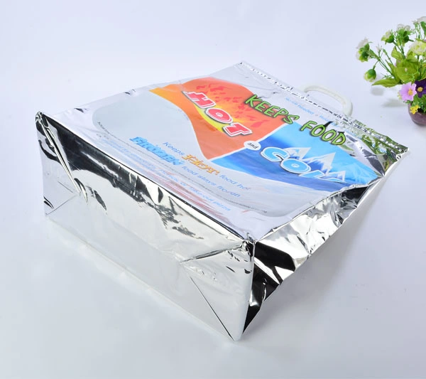 Thermal Shopping Bag for Grocery Supermarket Aluminum Foil Ice Storage Bags Insulated Beach Food Thermal Bag Durable Outdoor Cooler Bag