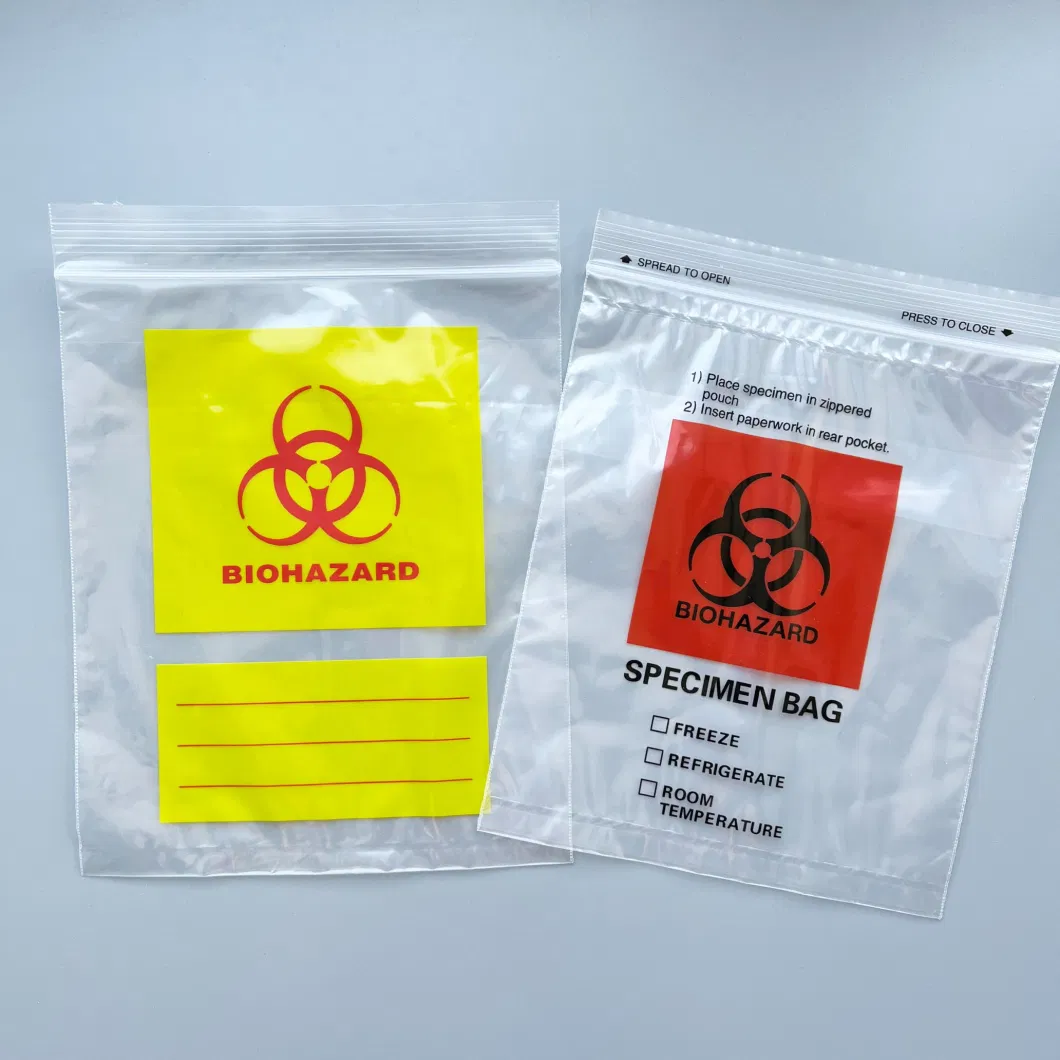 3walls Medical Specimen Transport Biohazard Packaging Bag