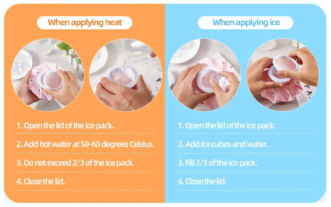 Good Quality Ice Bag Reusable Health Care Cold Therapy Pack Cool Pack Medical Ice Bag Cooler Bag