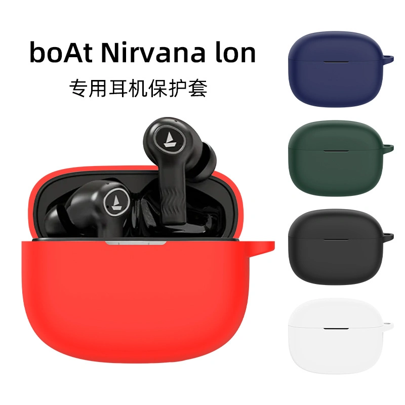 Silicone Shockproof Earphone Earbuds Case for Boat Nirvana Lon