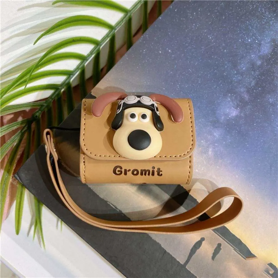 2024 Cute Cartoon Little Puppy Leather Case for Airpods 2 3 Generation Cover for Airpods PRO Earphone Protective Air Pods Shell