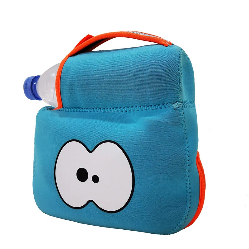 Wholesale Thermal Cooler Bags Insulated Kids Lunch Bag with Bottle Compartment