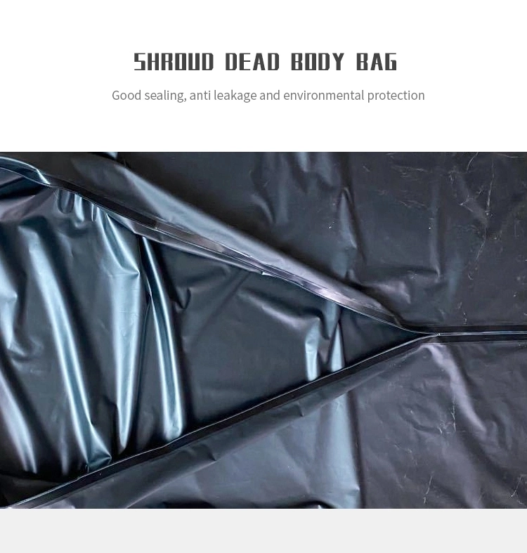 Medical Waterproof Dry Black Funeral Dead Bodycorpse Bag