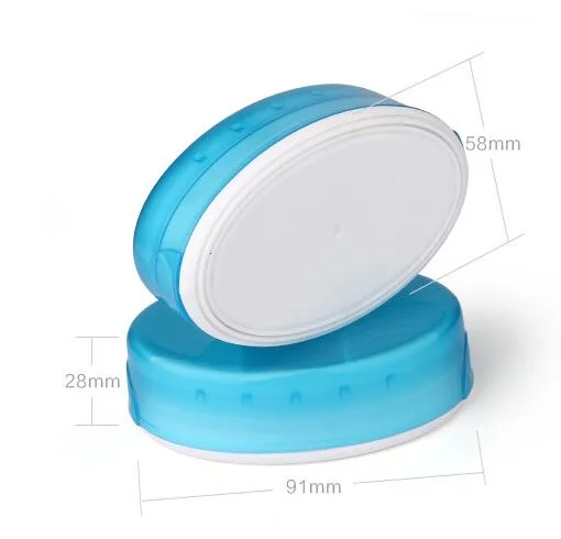 Portable Silicone 3 Compartments Medicine Pills Storage Box Mini Travel Case