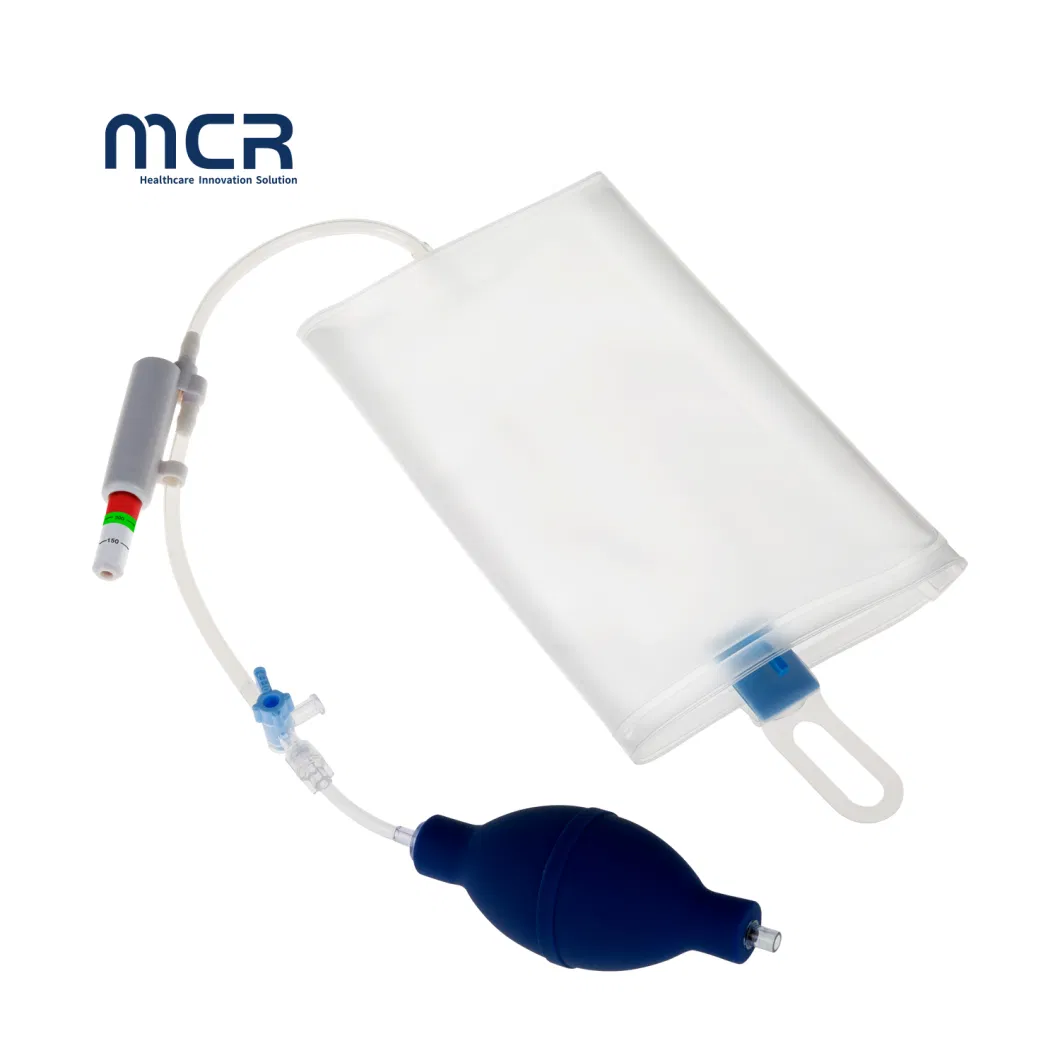 Blood Pressure Infusor Cuff Set Emergency Pressure Infusion Bag 500 Ml 1000 Ml for Ambulance