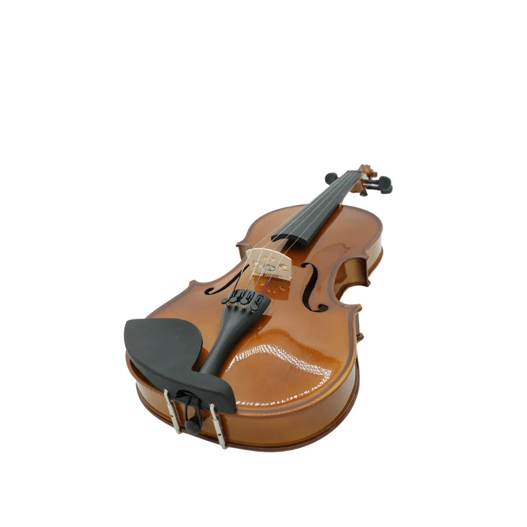 Full Size Traditional Solid Wood Violin with Violin Case