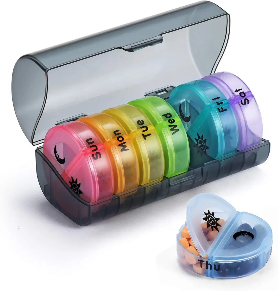 Weekly Pill Medicine Tablet Box Case Travel Storage Organizer