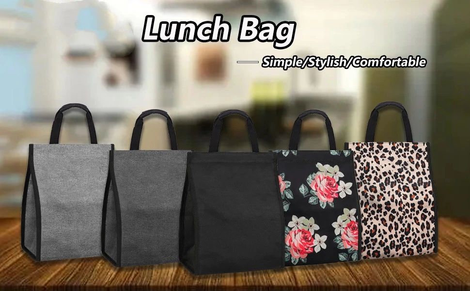 Picnic Food Bag School Lunch Tote Bag