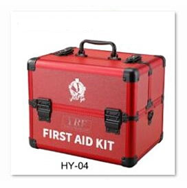 High Quality First Aid Trauma Tactical Lightweight Tool Box Medical Kits Aluminium Alloy for Fireman Relief EVA Raincoat Aid Kit Bag