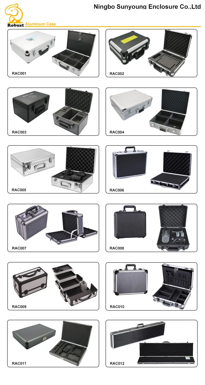 Durable Aluminum Tool Case with Hard EVA Foam Insert for Drilling Equipment