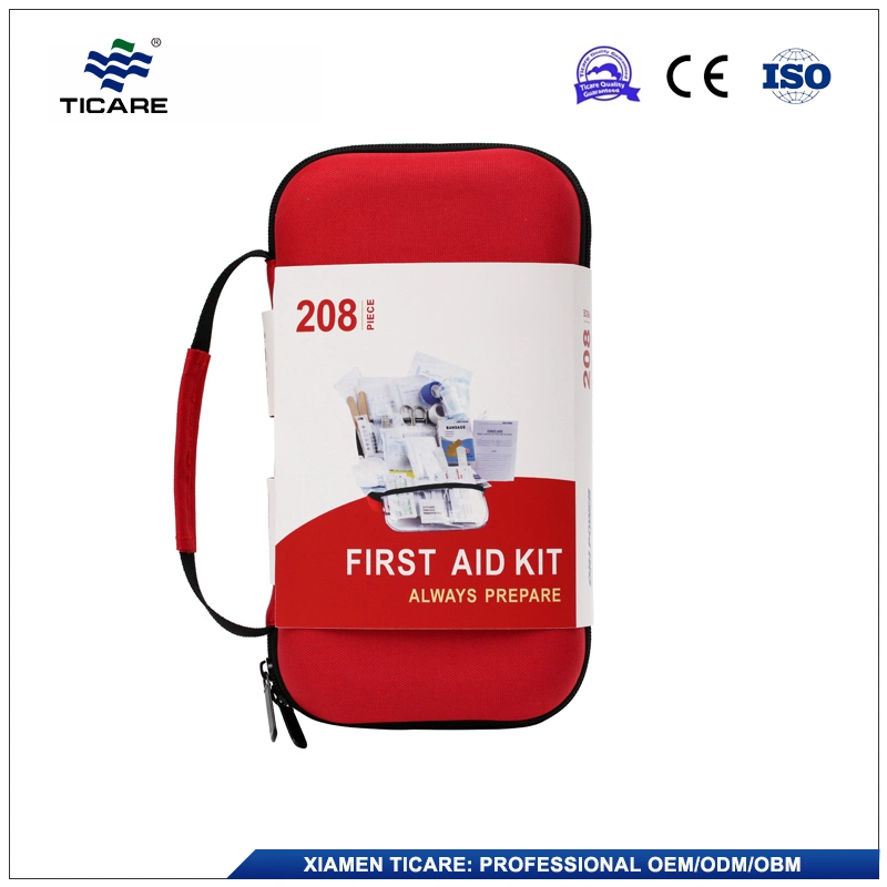 Portable EVA First Aid Kit for Outdoor Burns and Contusions Bag