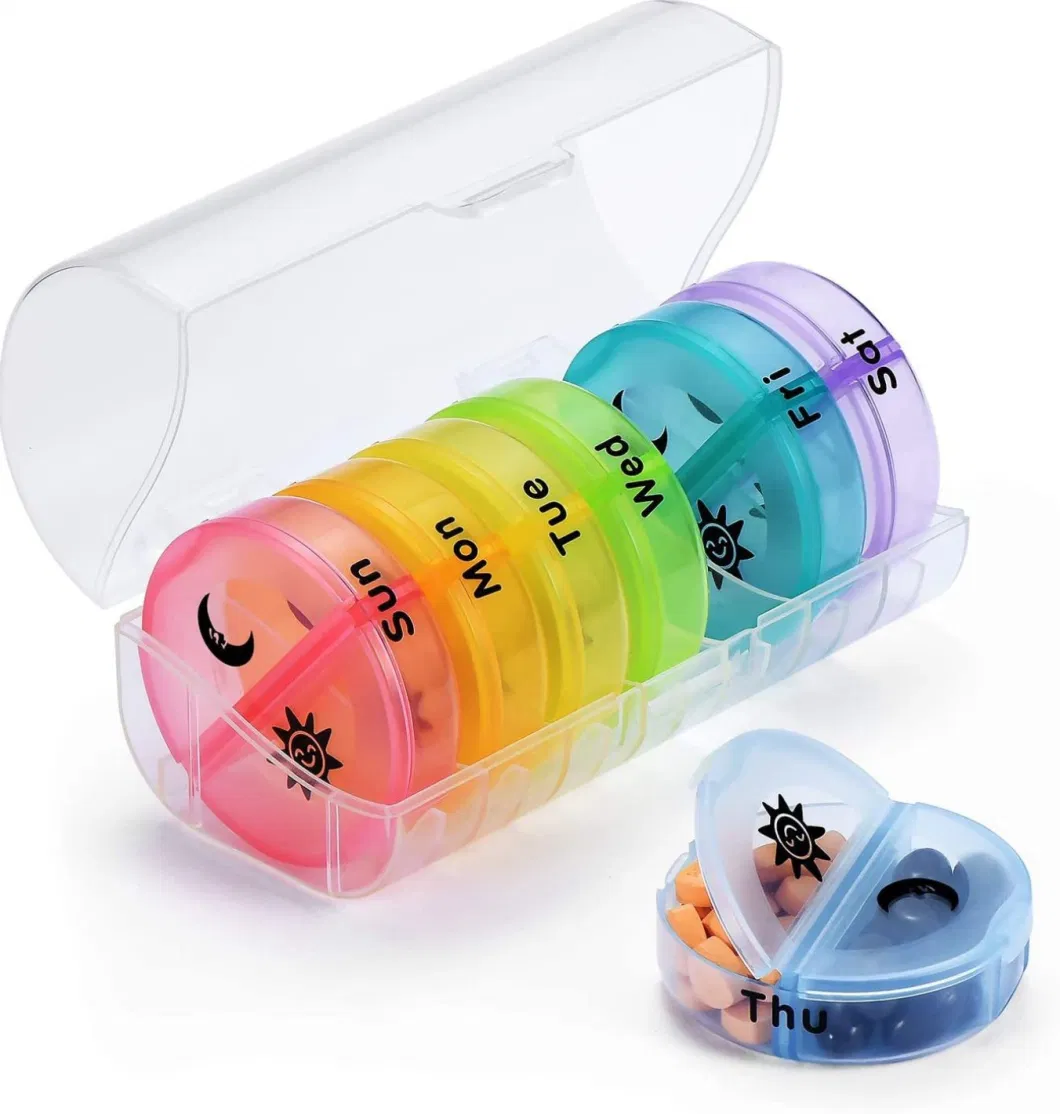 Weekly Pill Medicine Tablet Box Case Travel Storage Organizer