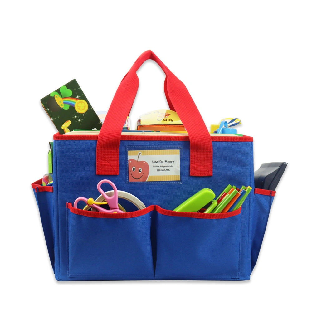 Customized Teacher File Classification Teaching Aids Portable Toy Folding Storage Bag