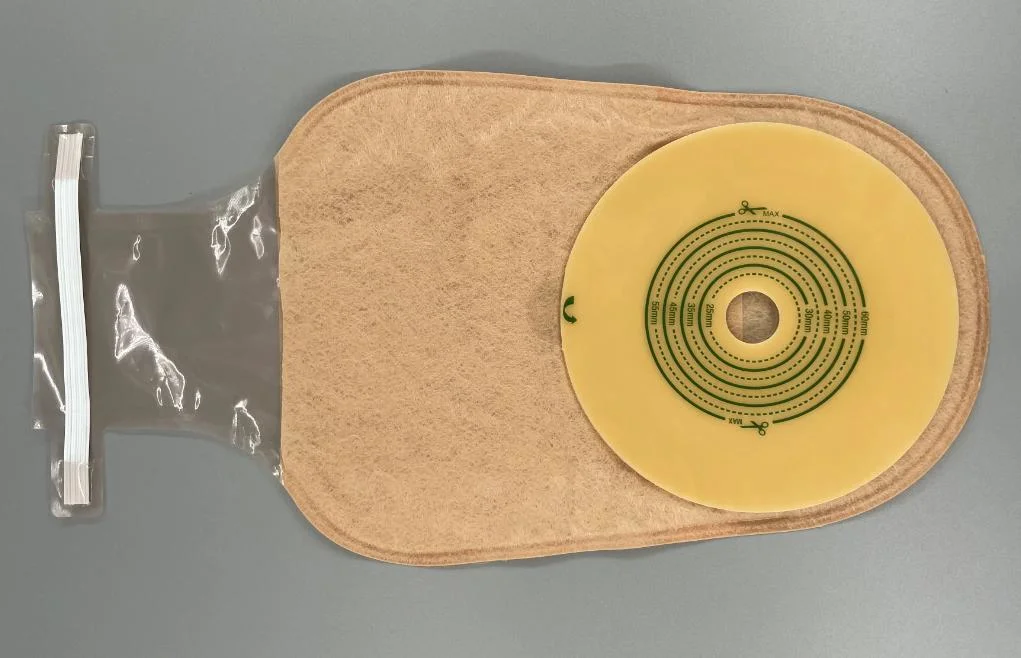 Medical Hospitals and Clinics Using Disposable One-Piece Drainable Pouch Hydrocolloid Colostomy Bag