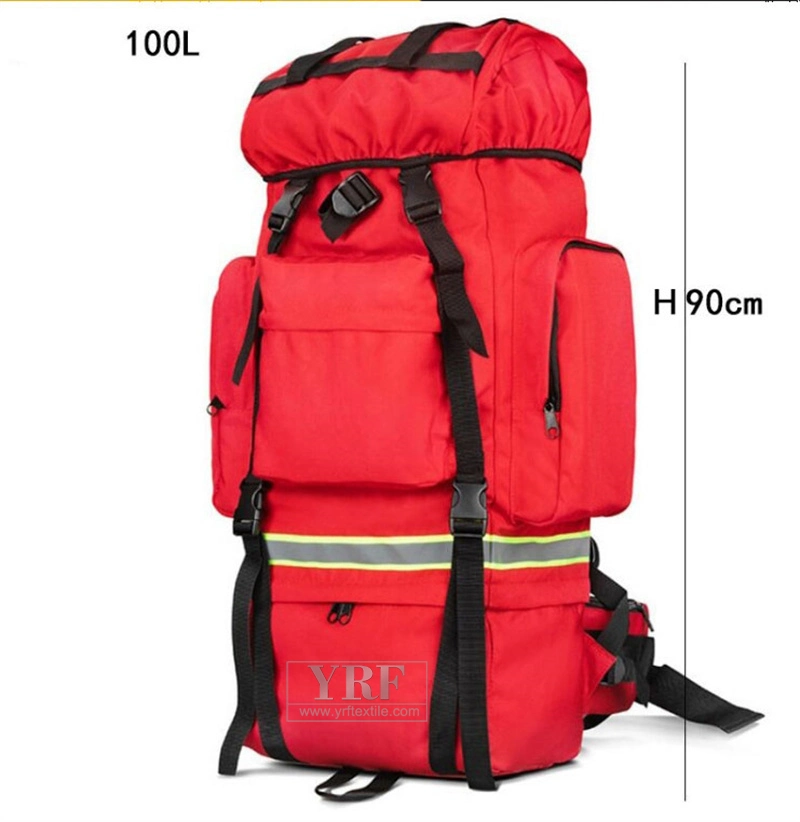 Government Institutions EMS Nylon First Aid Sling Backpack Red Kit Emergency First Aid Pouch Empty First Aid Bag Custom Logo