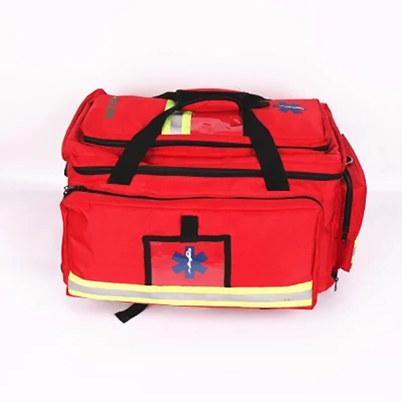 Professional Custom Trolley Travel Medical Bag Ambulance Emergency First Aid Kit Trauma Bag with Wheels