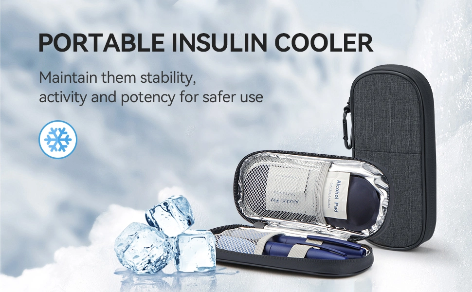 Insulin Pen Cooler Travel Case Diabetic Medication Insulated Cool Organizer Gel Ice Pack Medicine Special Thermostatic Ice Packs Box