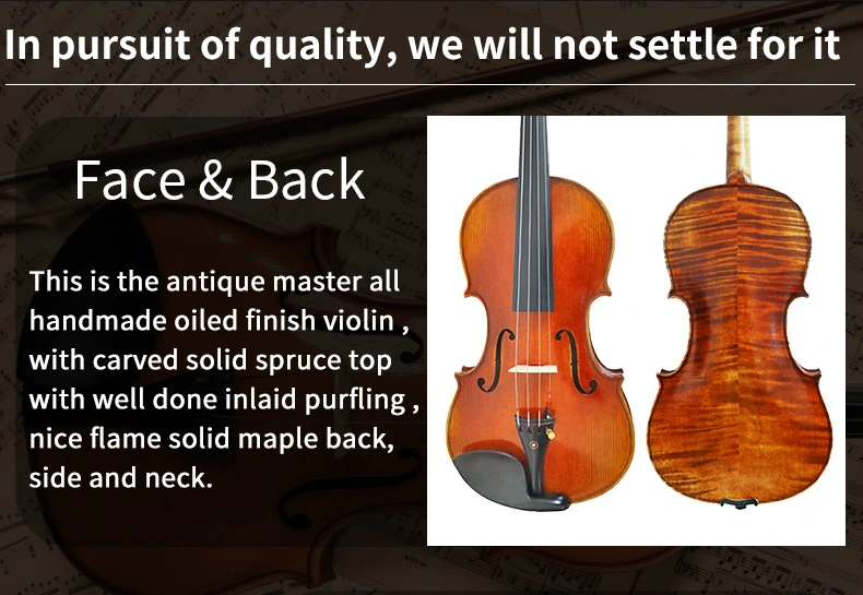 Buy Aiersi Brand High End Grade Antique Red Brown Violin with Case, Brazillwood Bow and Rosin