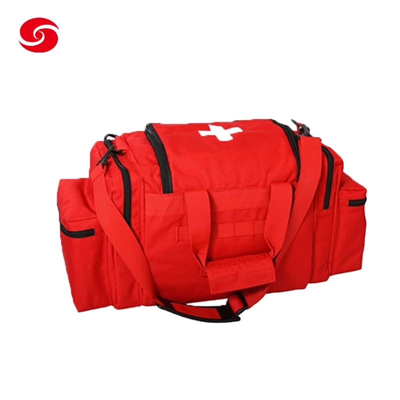 Customized Waterproof Large Red Medical Bag Emergency Tactical Medical First Aid Bag