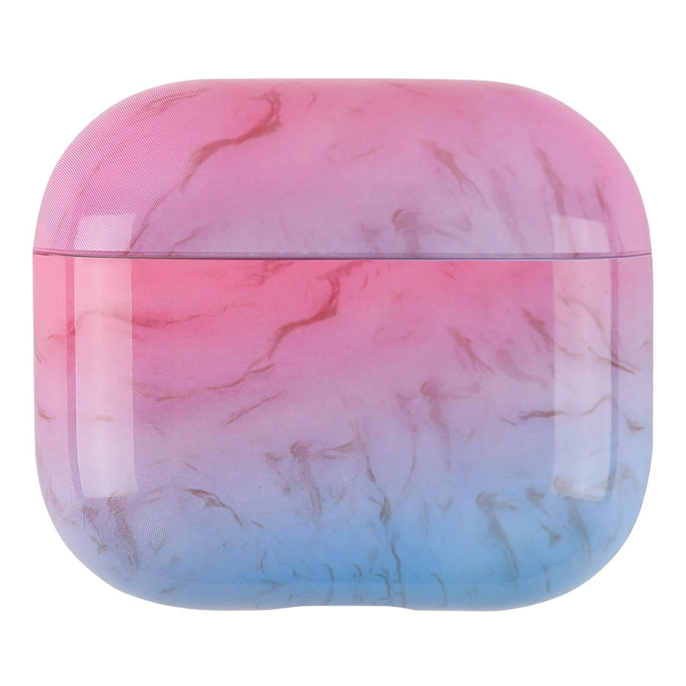 Marble Pattern Dust-Proof Hard PC Earphone Charging Box Protective Case Anti-Fall Cover Case for Apple Air Pods 3 - S08