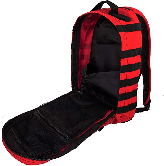 Medical Supplies Tactical Molle Bag Heavy Duty Red Trauma First Aid Backpack