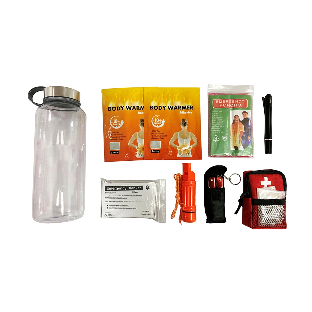 Portable Survival Supplies 43PCS Bottle First Aid Kit