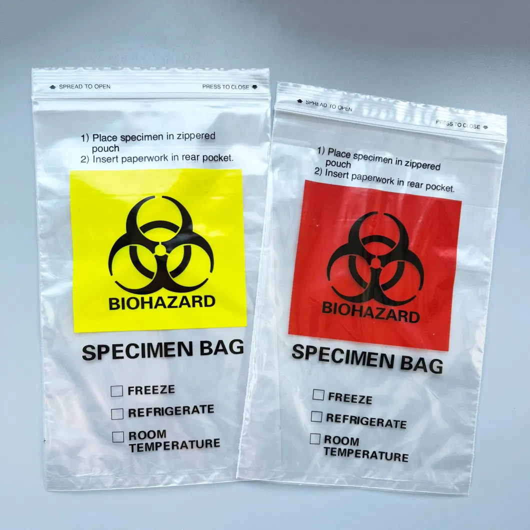 3walls Medical Specimen Transport Biohazard Packaging Bag