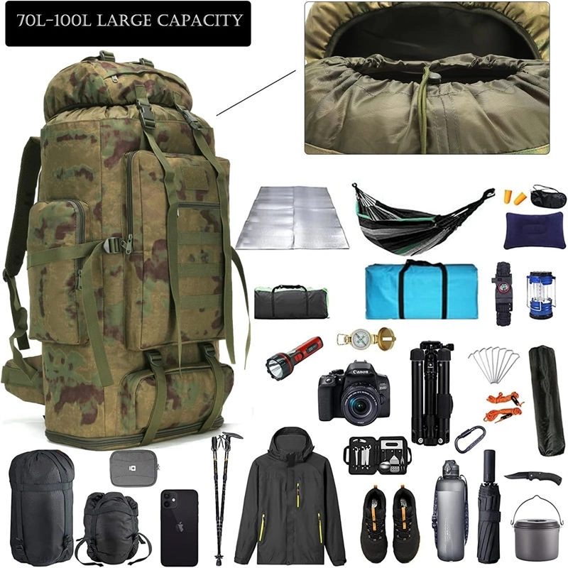 70L Backpack Large Capacity Structure Emergency Medical Services Backpack Affordable Prices Good Quality Waterproof Backpack Scratch Resistant