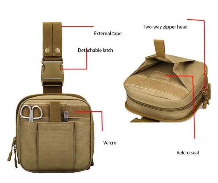 Camping Hunting Climbing Hiking Tactical Molle Mini First Aid Kit Survival Bag