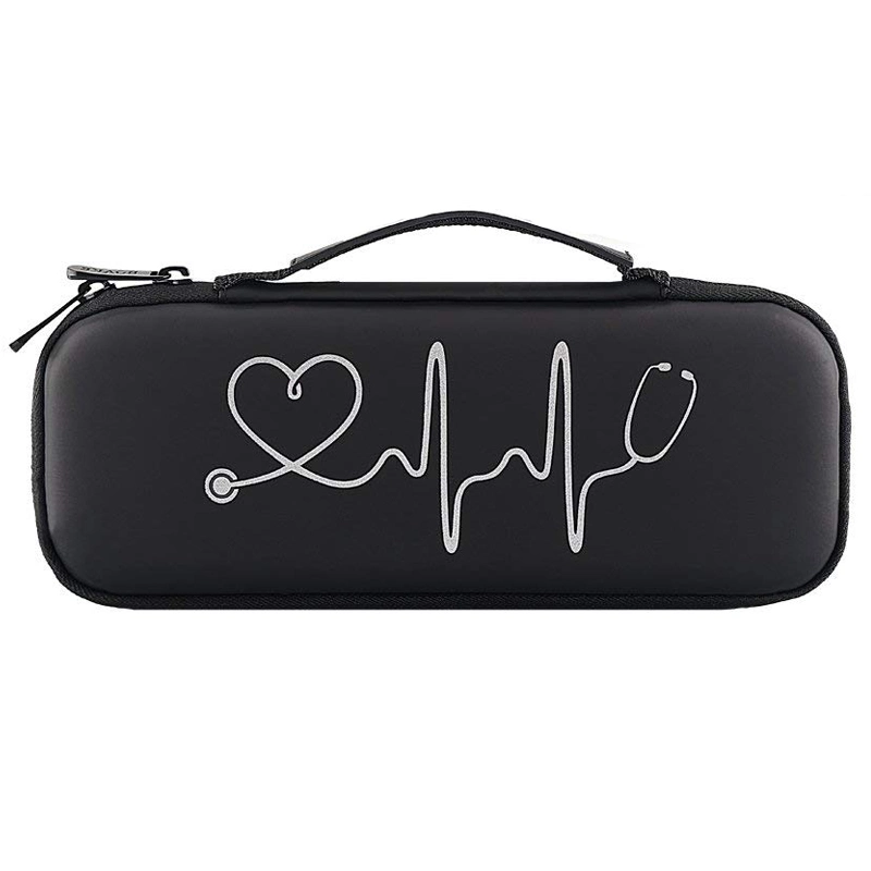 Black Protective EVA Medical Carry Case Bag Handbags (FRT2-604)