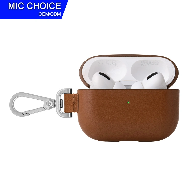 Wholesale Wireless Bluetooth Earphones Headphones Accessories Metal Leather Case for Apple Airpod 3 PRO Max Headset