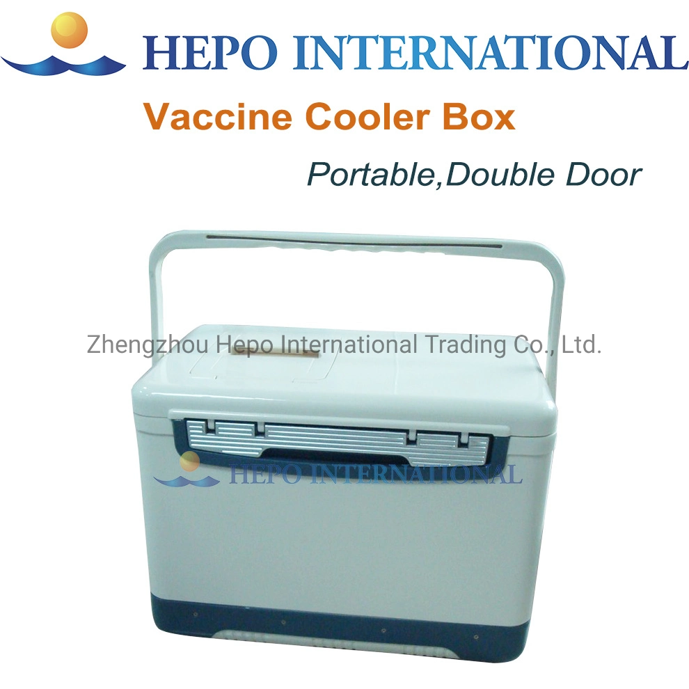 Portable Medical Vaccine Transport Ice Cooler Box with Thermometer (HP-ICB12)