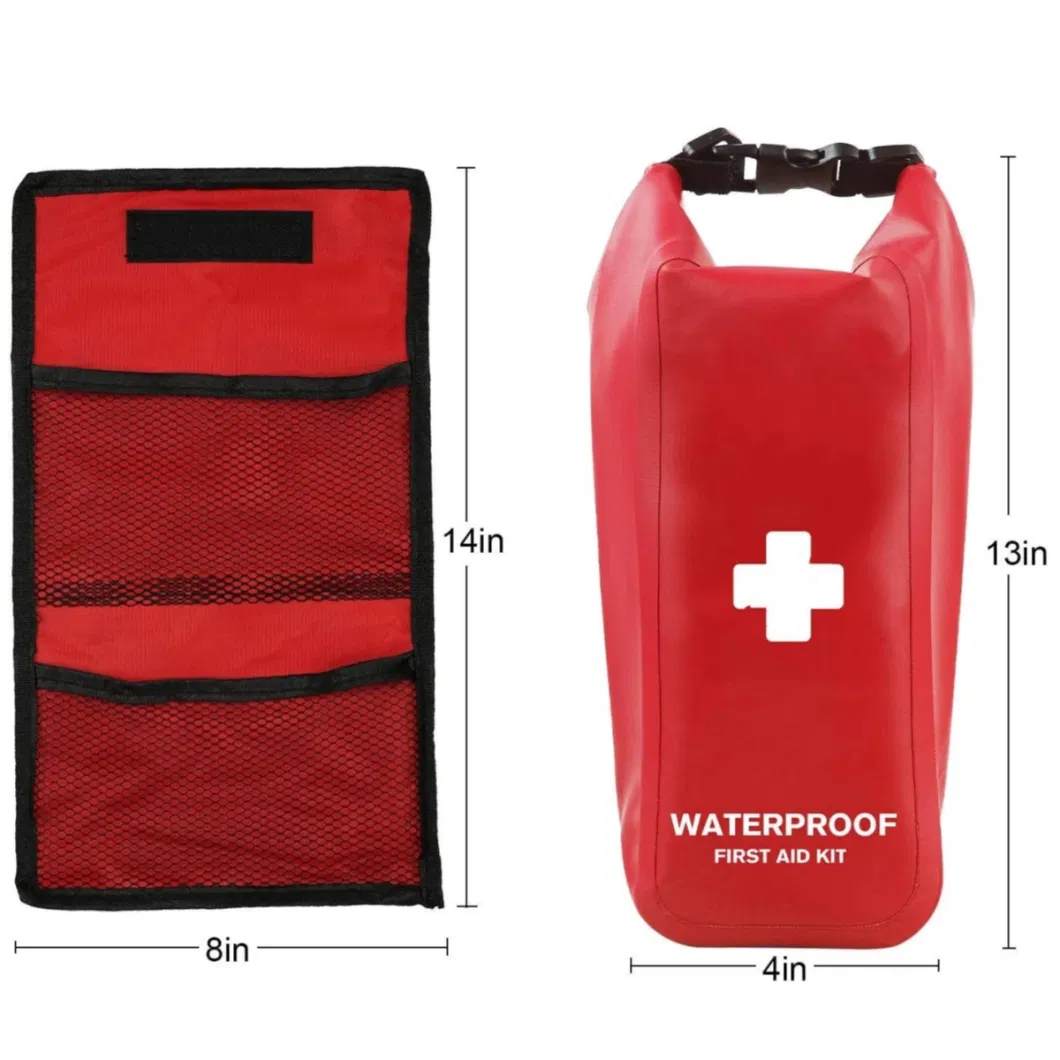 Custom Logo Waterproof Small First Aid Kit Medical Bag with Equipment for Travel Boating Vehicle Sports