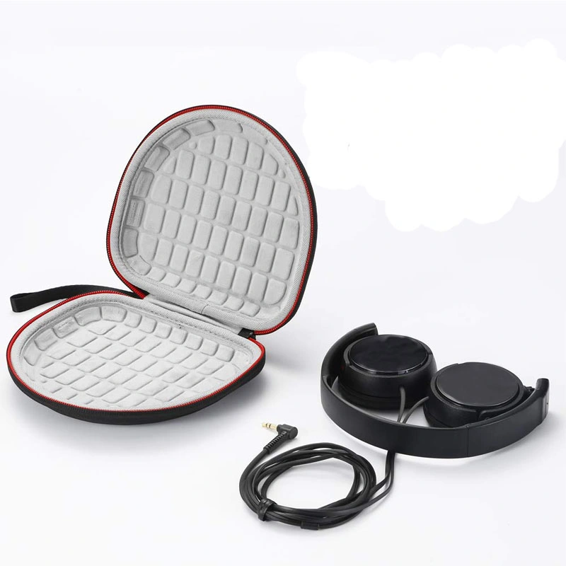 Portable Black EVA Headphone Case