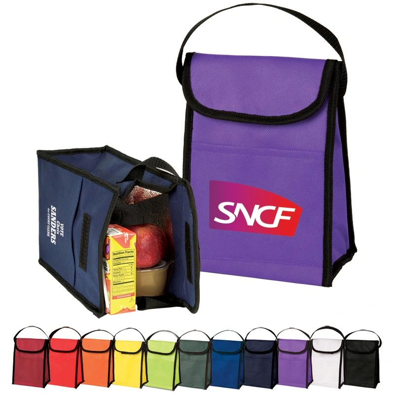 Wholesale Insulated Non Woven Grocery Tote Bags School Lunch Cooler Bag